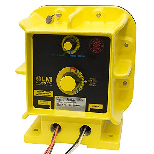 LMI Pump Model E721-362SI. 4 FV. 4.0 gph/100 psi max. PE .375