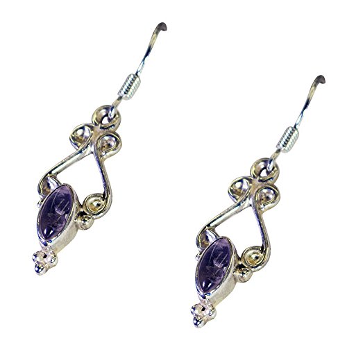 Boucle d'oreille rose quartz véritable en argent 925 cabochon chic - 2