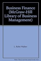 Business Finance (McGraw-Hill Library of Business Management) B000EES1ZI Book Cover