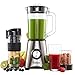 Produktbild Twinzee - Multifunktionsmixer für Milchshakes, 700W, Blender, Smoothies, Suppen - 1,2 L Gefäß, 570 ML 2-in-1-Flasche, Mühle und 4 Klingen aus Edelstahl, BPA-Frei
