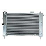 Radiateur en aluminium pour Opel Astra MK2 2.0 16V GTE MT (1984, 1985, 1986, 1987, 1988, 1989, 1990) (modèles 1983-1991)