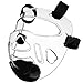 Angoily Taekwondo Mask, 10pcs Clear Kickboxing Sparring Headgear, Breathable Martial Arts Face Protection, Adjustable Strap for Men & Women, Detachable Thickening