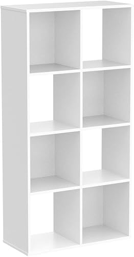 Miniatura 4 de Fencer Wire Estante organizador de almacenamiento de cubos de 11 pulgadas con parte posterior, con borde exterior, divisor de estantes de