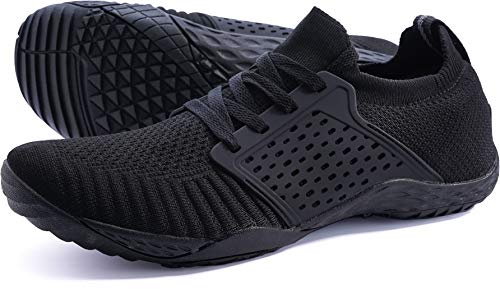 WHITIN Women's Zero Drop Barefoot Trail Runner All Black 9-9.5 by WHITIN - Used condition - Image 4