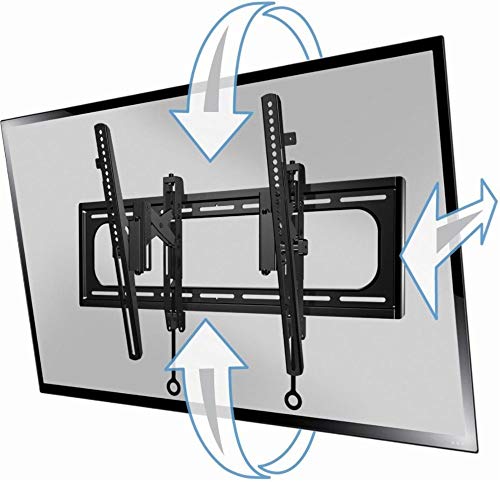 Sanus - Premium Series Tilting Tv Wall Mount For Most 42" - 90" Flat-panel Tvs (BLT2-B1) Black - New (Renewed)