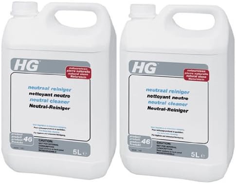 Case of 2 x HG Natural Stone Neutral Cleaner 5 Litre (HGP46) for Marble and Natural Stone