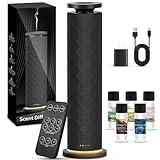 Hotel Scent Diffuser, Waterless Scent Diffuser for Home, Quiet Operation, Suitable for Living Rooms, Offices, and Hotels,Contains Five Aromatherapy Essential Oils
