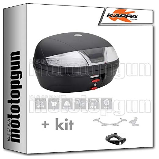 KAPPA MALETA K46NT 46 LT + PORTAEQUIPAJE MONOLOCK COMPATIBLE CON HONDA VFR 800 VTEC 2006 06 2007 07