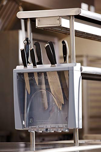 San Jamar Stk1008 Saf-T-Knife Assembled Station, 15" Width X 15" Height X 4-1/4" Depth #TOP2