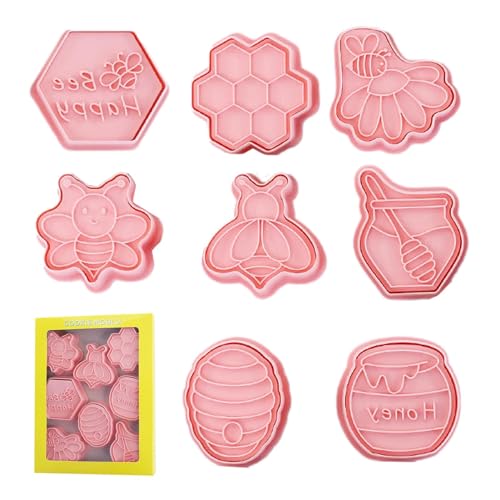 Stampo per biscotti dei cartoni animati, timbri per biscotti - 8 pezzi stampo da taglio divertente per biscotti,Stampo per biscotti a pressione del fumetto per cioccolato, decorazioni