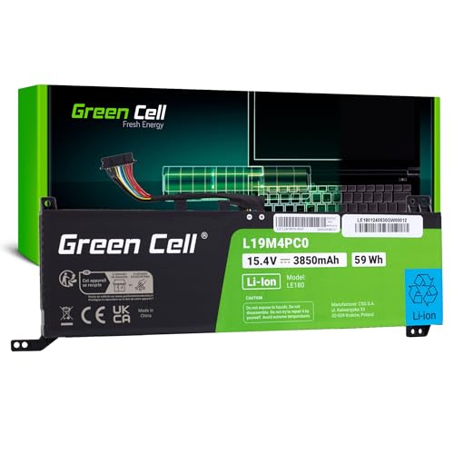 Batterie L19M4PC0 Green Cell réparez les coupures de votre Lenovo Legion 5