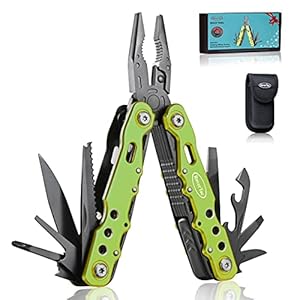 Gifts for Men Dad Husband Gifts for Him Birthday Gifts Unique Mens gifts Ideas RoverTac 14 in 1 Multitool Knife Pliers Screwdrivers Saw Bottle Opener Perfect for Camping Survival Hiking Repairs