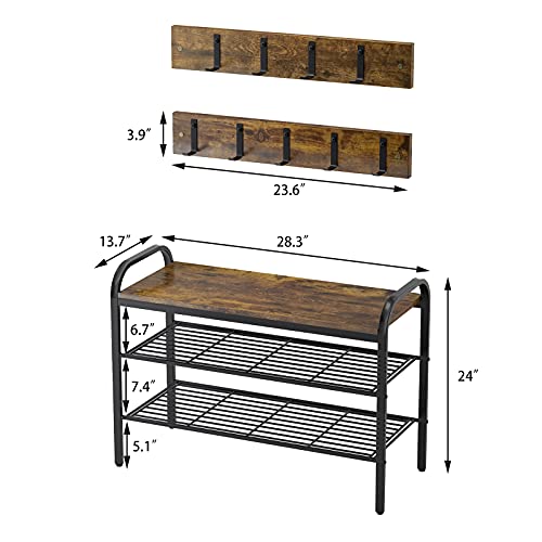 Armocity Coat Rack Shoe Bench Sets thumb #6