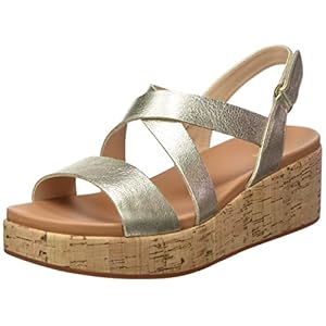 Clarks Kimmei Cork dames Sandalen met sleehak.