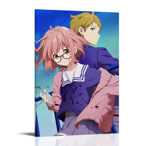juaseehke Kyoukai No Kanata Mirai Kuriyama und Akihito Kanbara Poster, Raumdekoration, Leinwandposter, ästhetischer Poster, Wandkunst, Dekorposter, 20 x 30 cm, Rahmenstil juaseehke Kyoukai No Kanata Mirai Kuriyama und Akihito Kanbara Poster, Raumdekoration, Leinwandposter, ästhetischer Poster, Wandkunst, Dekorposter, 20 x 30 cm, Rahmenstil