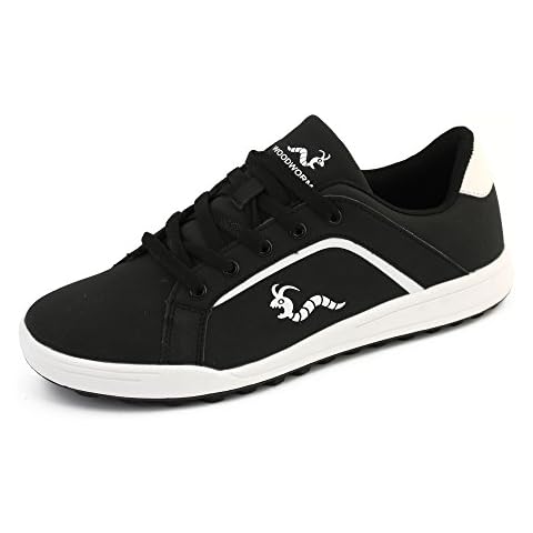 Woodworm Golf Surge V3 Mens Golf Shoes Black/White Size 9 Cover