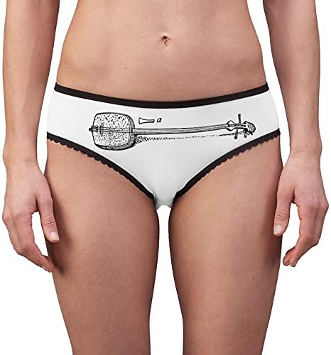 SpreadPassion Shamisen Panties, Shamisen Underwear, Briefs, Cotton Briefs, Funny Underwear, Panties For Women