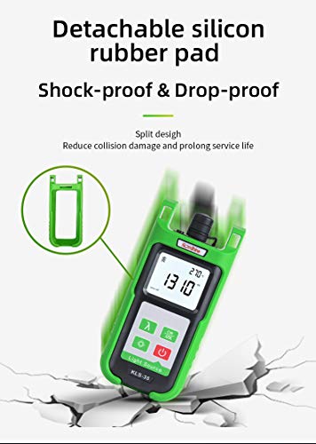 Image of Optical Fiber Single Mode Light Source KLS-35 KOMSHINE 1310 /1550nm with LED Function. Fiber Light Tester SM Type Measurement with SC, FC Adapter