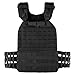 PETAC GEAR Weighted Vest For Men Workout Adjustable Strength Training Vests for Workouts Running Endurance Women Gym Fitness Weight Clothing(BK)