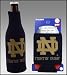 SET OF 2 NOTRE DAME IRISH CAN & BOTTLE KOOZIE COOLER