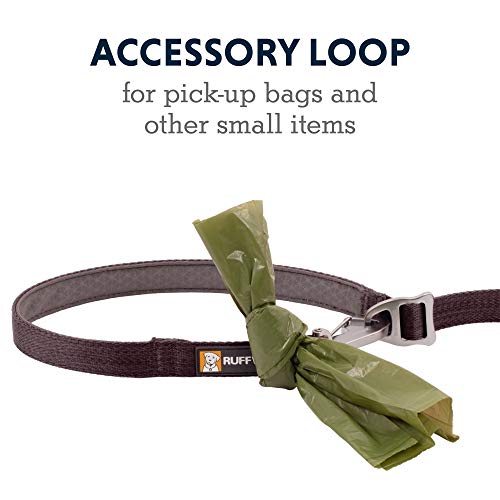 RUFFWEAR Leash, Switchbak, Hundeleine mit Verstellbarer Länge und 2 Verschlussclips, über der Schulter, in der Hand, Koppler, doppelt geklippt, Einheitsgröße, Blue Pool