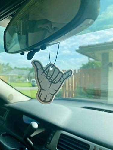 Shocka Surf Car Air Freshener By Freshy Factory - Coconut Surf Wax Scent (6 Pack) #TOP2