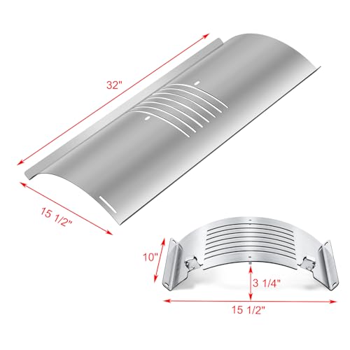 Oklagarden PB1100PS1 Flame Broiler Kit Replacement Parts for Pit Boss Pro Series 1100 1150 1600 Grill Parts PB1150PS2 PB1150PS3 Flame Broiler Slide Cover Bottom Pitboss Austin XL PB1600PS1 Heat Plate by Oklagarden - Image 4