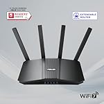 ASUS RT-BE82U Dual-Band WiFi 7 (802.11be) Smart AiMesh Extendable Router, 6500 Mbps, Five 2.5GbE Ports, 4096-QAM, Up to 3 SSIDs for IoT Devices, Parental Controls & VPNs, Advanced Network Security - Image 2