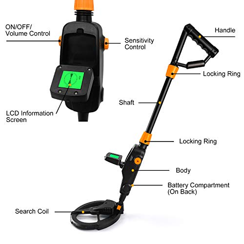 Lichte metaaldetector, metaaldetector voor kinderen, metaaldetectoren, metaaldetector, detectiediepte instelbare… - Image 3