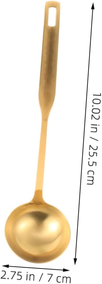 2pcs Stainless Steel Soup Ladle for Hotpot and Soups