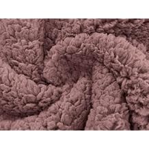 Minerva Core Range Dusky Pink Super Soft Shearling Fleece Fur Fabric for Dressmaking, Toy Making, 60" Wide - per Yard