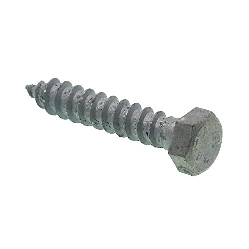 Prime-Line 9056201 Hex Lag Screws, 3/8 in. X 2 in., A307 Grade A Hot Dip Galvanized Steel, 100-Pack
