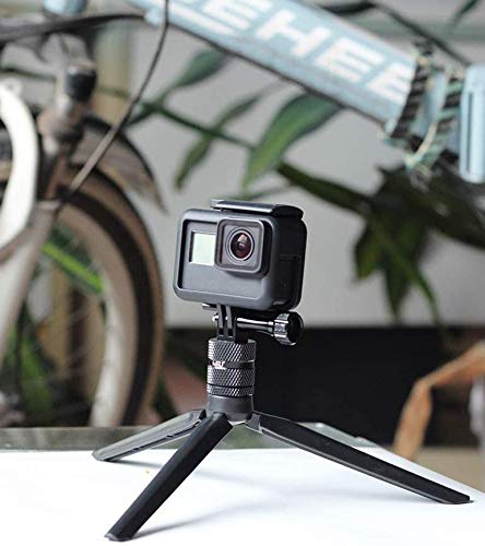 Hsu Aluminum 1/4 Inch 20 Camera Mount, 360 Degree Rotation Tripod Adapter Fits Gopro Hero, Sony, Xiaomi Akaso Camparki Action Cameras And Other Standard 1/4 Accessories #TOP6