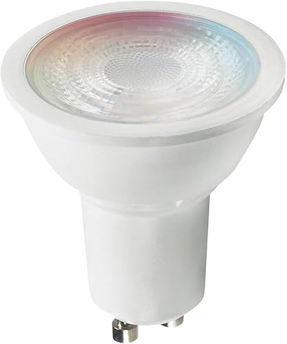 Satco Starfish S11271 MR16 - Bombilla LED inteligente WiFi, funciona con Siri, Alexa, Google Assistant, SmartThings, 5.5 vatios, 2700K-5000K, 400