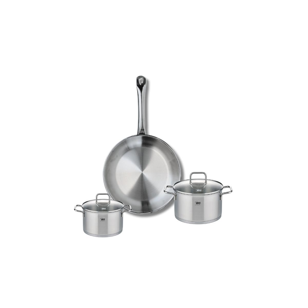 Elo Batterie cuisine 1 poêle 24 cm et 2 faitouts 12/14 cm