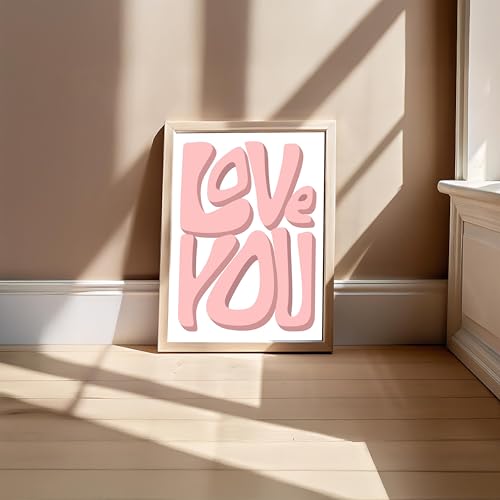Image of BLINKART Typography Aesthetic Modern Art Walls With Frame | Natural Wood Texture | Living Room Bedroom Office Wall Decoration | Poster Home Decor Frames Wall Bedroom | 12x8 Inches (D567)