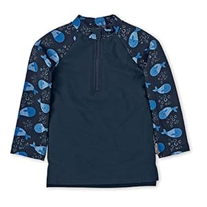 Sterntaler Jungen Schwimmshirt, Langarm-Badeshirt, UV-Schutz 50+, Pfefferminz