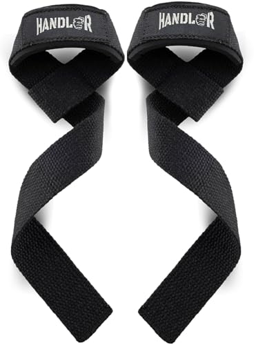 Handler 18-Inch Weight Lifting Straps for Gym Workout – Wrist Support Wraps for Deadlifts,...