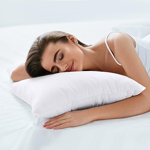 Utopia Bedding 2er Set Kissenfüllung 50 x 70 cm, Innenkissen Füllkissen Kopfkissen Sofakissen (Weiß)