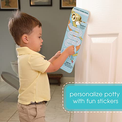 Summer® My Fun Potty Rewards (Blue) - 3-Stage Potty Training Toilet – Includes Colorful Stickers And Training Chart, Removable Training Seat, Non-Slip Rubber Feet, And Ability To Convert To Stepstool #TOP5