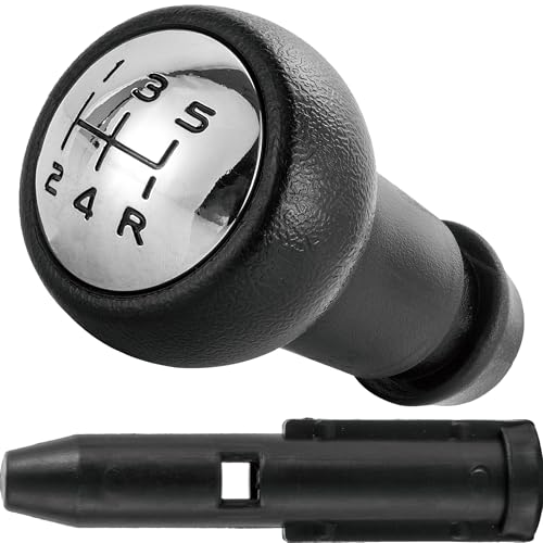 ANBOO - Pomo de cambio de velocidad, palanca de cambios, manual de palanca de cambios de 5 velocidades para Peugeot 206 207 307 308 407 Partner Citroën C2 C3 C4 C5 Berlingo 2403.CN 2403CN