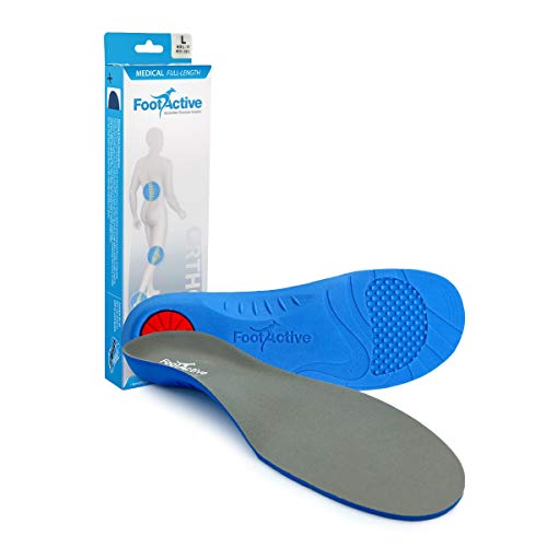 Plantillas Médicas FootActive - Plantilla Ortopédica Integral con Soporte de Arco y Copa de Talón...