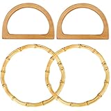 🤟El paquete contiene: 4 asas de madera, ideales para bolsos y el mejor sustituto para los marcos de billetera. La elegante apariencia redonda de bambú agrega elegancia a la billetera.