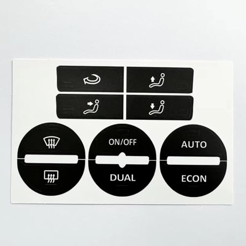 �{�^���f�J�[���X�e�b�J�[ Compatible With For GOLF For MK5 For Passat �p�J�[�X�e�b�J�[ �X�e�b�J�[ �f�J�[�� �N���C�}�p�l���C���p ���Ղ����{�^���m�u�X�C�b�`�A�N�Z�T���[