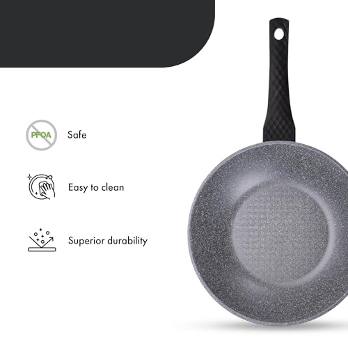 Neoflam Cast Aluminum Nonstick Wok | Easy to Use, Lightweight, Dishwasher Safe | Made in Korea (12\", 30cm)