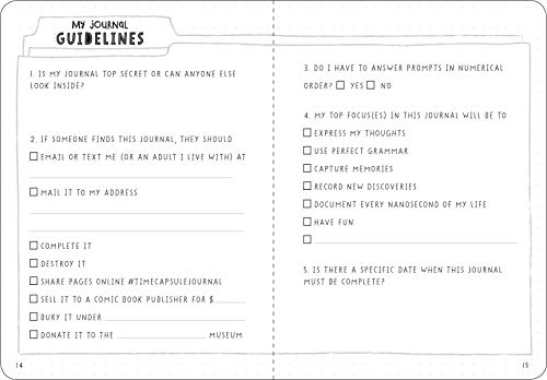 Time Capsule: A Guided Journal for Kids and Teens to Capture This Moment in Time (Gifts for Writers, Writing Prompts for Kids and Teens) - Image 4