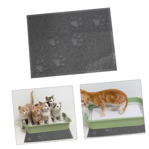 VANZACK 1Pc Tapete De Maca De Gato Antiderrapante Trapper Mat Para Tamanho S Cinza Itens Para Animai
