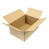 faltkartons bestellen Qualität: Einwellig 50 Faltkartons 300 x 215 x 140 mm Versandkartons aus Wellpappe 1 wellige Kartonverpackungen KK 30