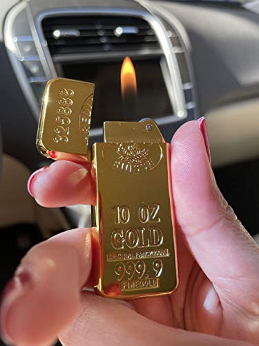 Encendedor de bolsillo estilo barra de oro miniatura 3
