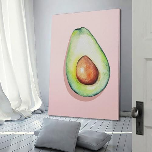 Impression sur toile avocat aquarelle CMHONLY 20x30cm pour deco - 3